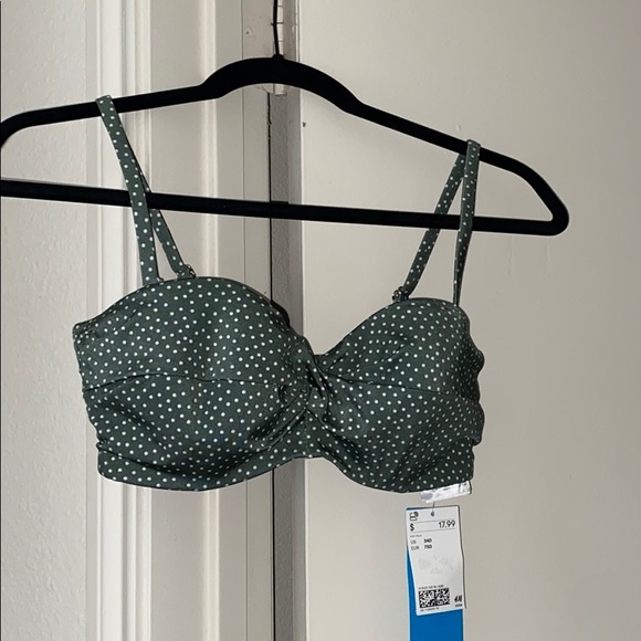 green bathing suit top - Picture 1 of 4